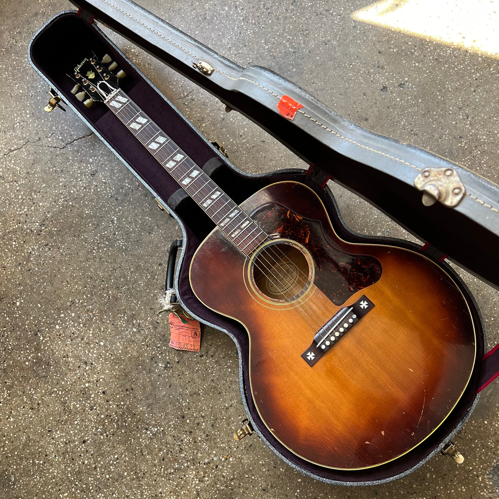 1953 Gibson J-185 Vintage Acoustic Guitar - Sunburst - 33