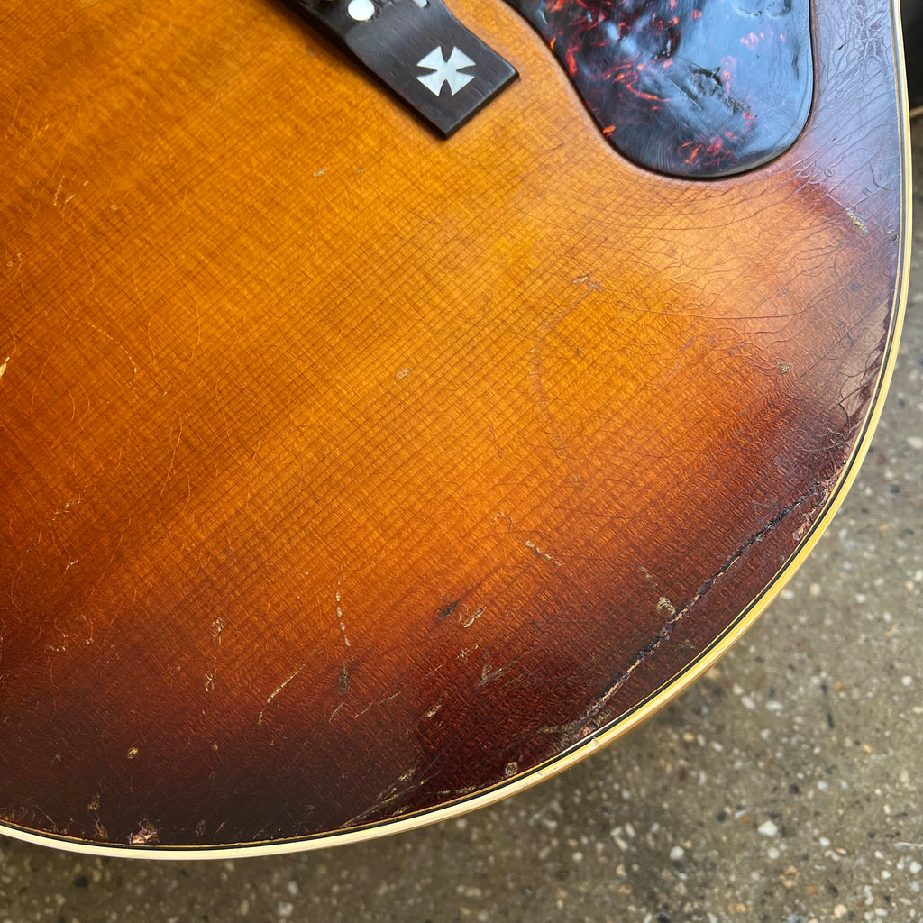 1953 Gibson J-185 Vintage Acoustic Guitar - Sunburst - 6