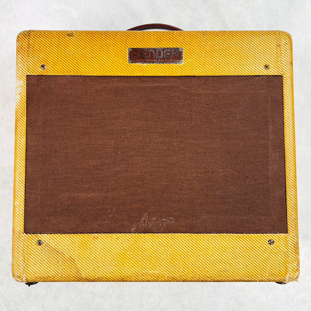 1954 Fender Deluxe Amplifier 5D3 Wide Panel - Tweed - 1