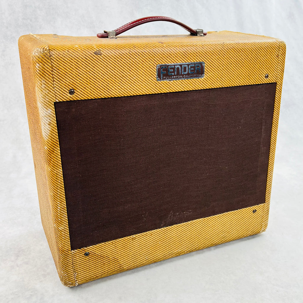 1954 Fender Deluxe Amplifier 5D3 Wide Panel - Tweed - 19