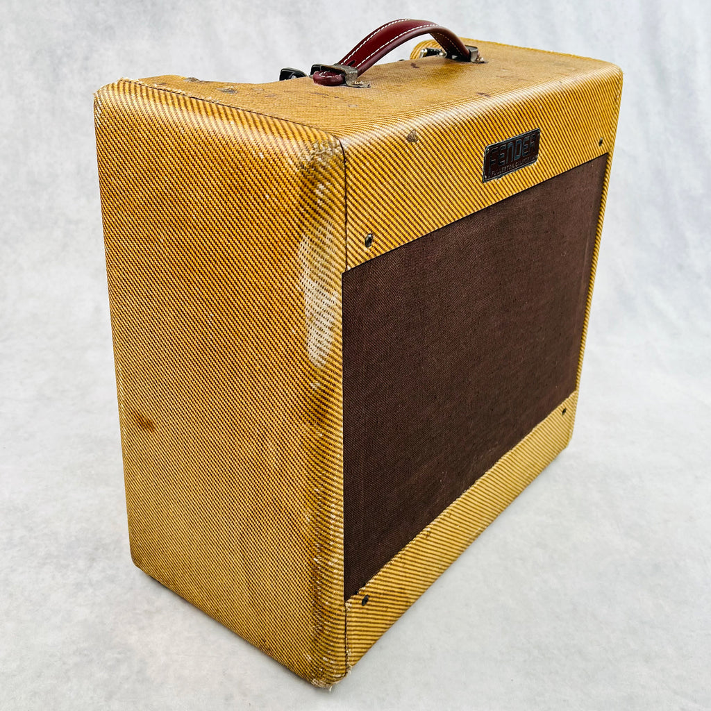 1954 Fender Deluxe Amplifier 5D3 Wide Panel - Tweed - 2