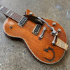 1955 Gretsch PX6130-V Roundup Western Orange Vintage Electric Guitar with Fixed Arm Bigsby - 13