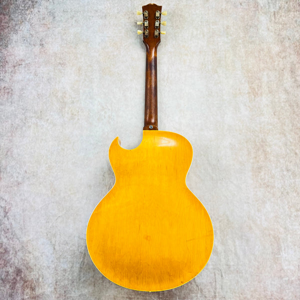 1955 Gibson ES-175DN Archtop Hollow Body Vintage Electric Guitar Dual Pickup Natural Blonde Bigsby - 10