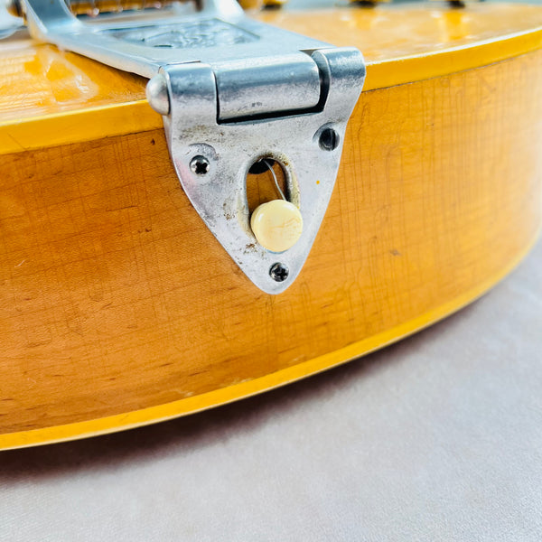 1955 Gibson ES-175DN Archtop Hollow Body Vintage Electric Guitar Dual Pickup Natural Blonde Bigsby - 20