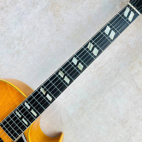 1955 Gibson ES-175DN Archtop Hollow Body Vintage Electric Guitar Dual Pickup Natural Blonde Bigsby - 7