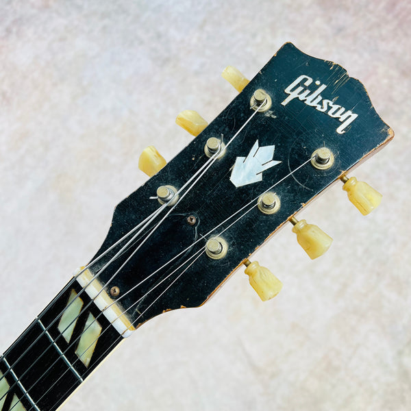 1955 Gibson ES-175DN Archtop Hollow Body Vintage Electric Guitar Dual Pickup Natural Blonde Bigsby - 8