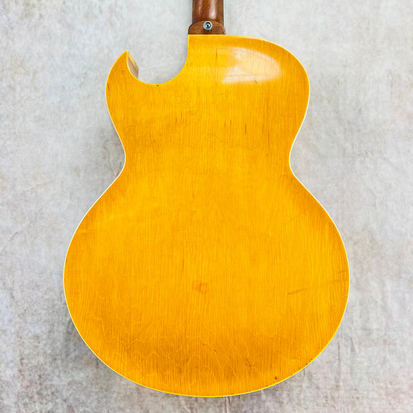 1955 Gibson ES-175DN Archtop Hollow Body Vintage Electric Guitar Dual Pickup Natural Blonde Bigsby - 9