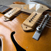 1956 Gibson ES-295 Hollow Body Vintage Electric Guitar All Gold with Fixed Arm Bigsby - 12