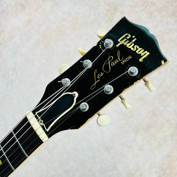 1956 Gibson Les Paul Special Vintage Electric Guitar - TV Yellow - 12