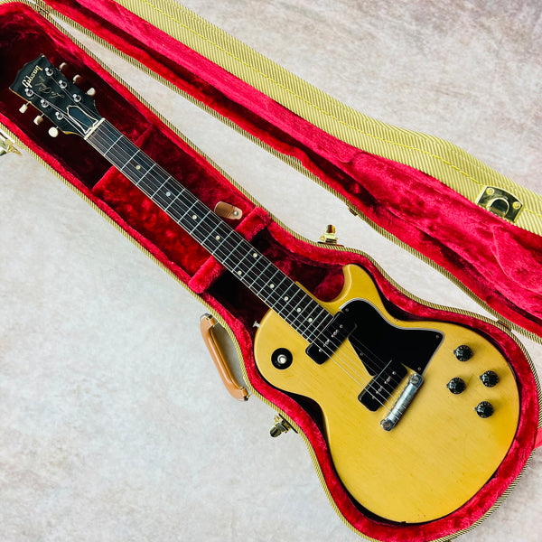 1956 Gibson Les Paul Special Vintage Electric Guitar - TV Yellow - 25