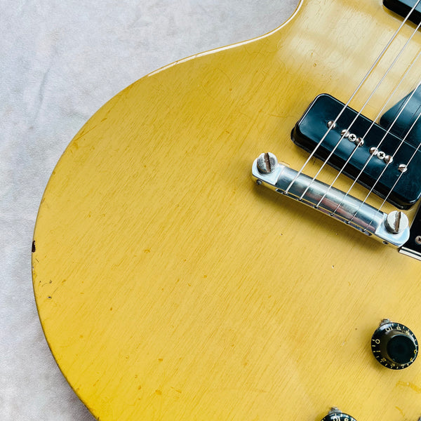 1956 Gibson Les Paul Special Vintage Electric Guitar - TV Yellow - 4