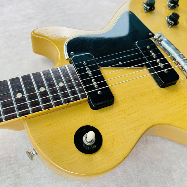 1956 Gibson Les Paul Special Vintage Electric Guitar - TV Yellow - 9