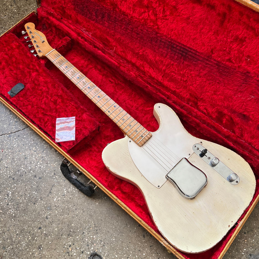 1957 Fender Esquire White Guard Blonde Vintage Electric Guitar - 33