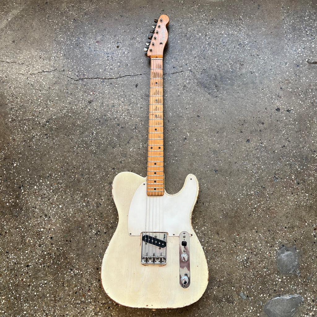 1957 Fender Esquire White Guard Blonde Vintage Electric Guitar - 2