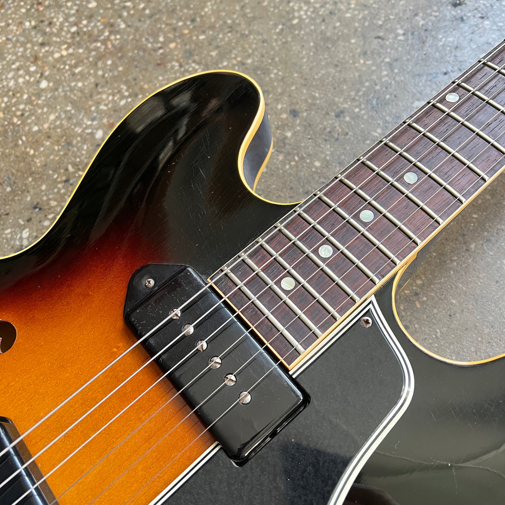 1959 Gibson ES-330TD Sunburst Thinline Hollow Body Vintage Electric Guitar with Stone Case - 3