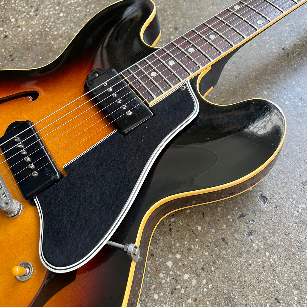 1959 Gibson ES-330TD Sunburst Thinline Hollow Body Vintage Electric Guitar with Stone Case - 7