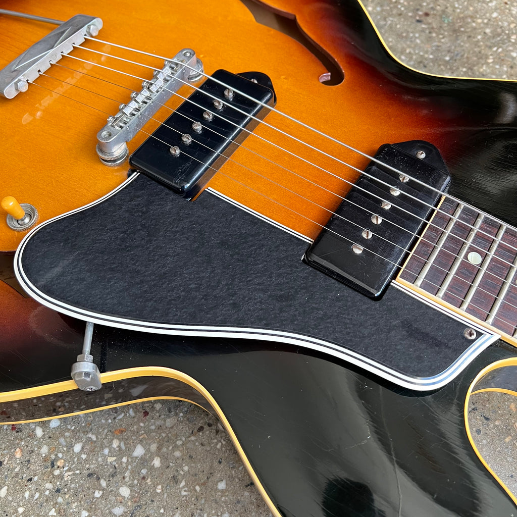 1959 Gibson ES-330TD Sunburst Thinline Hollow Body Vintage Electric Guitar with Stone Case - 8