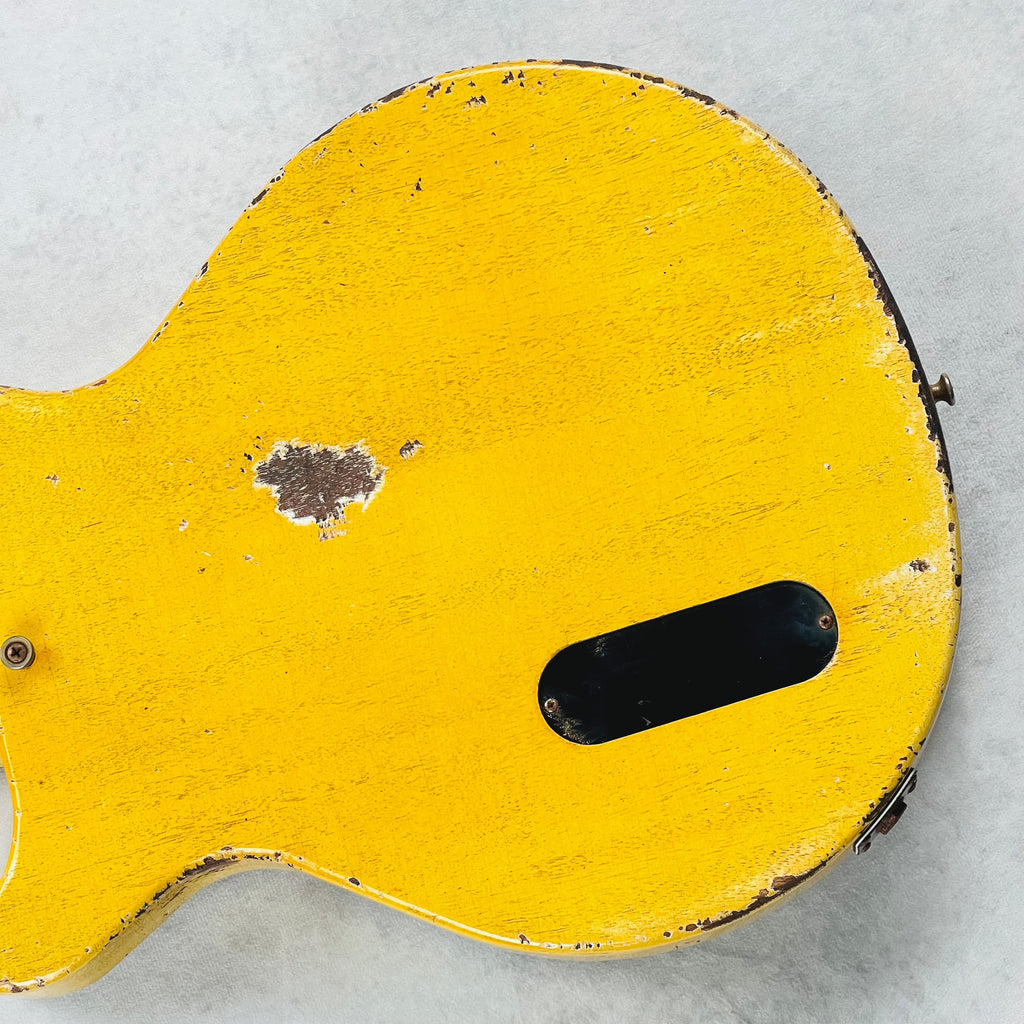 1959 Les Paul Junior Style Replica Build Aged 2025 - TV Yellow - 14