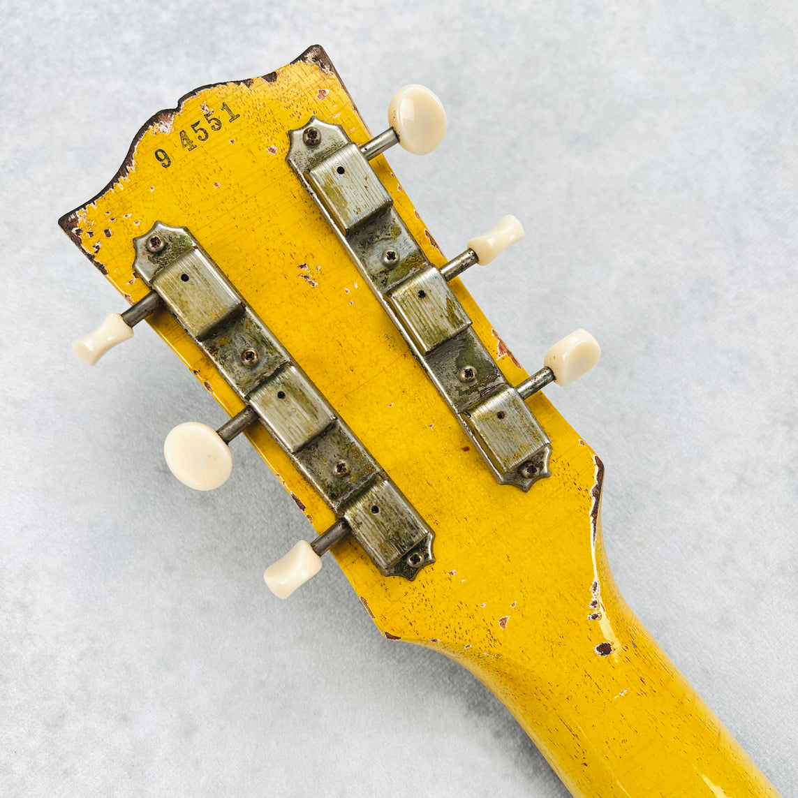 1959 Les Paul Junior Style Replica Build Aged 2025 - TV Yellow