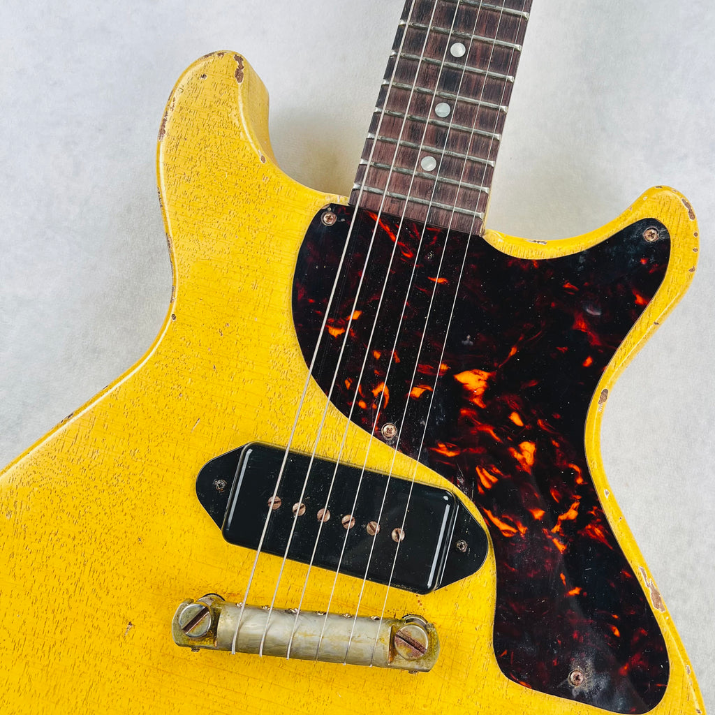 1959 Les Paul Junior Style Replica Build Aged 2025 - TV Yellow - 2