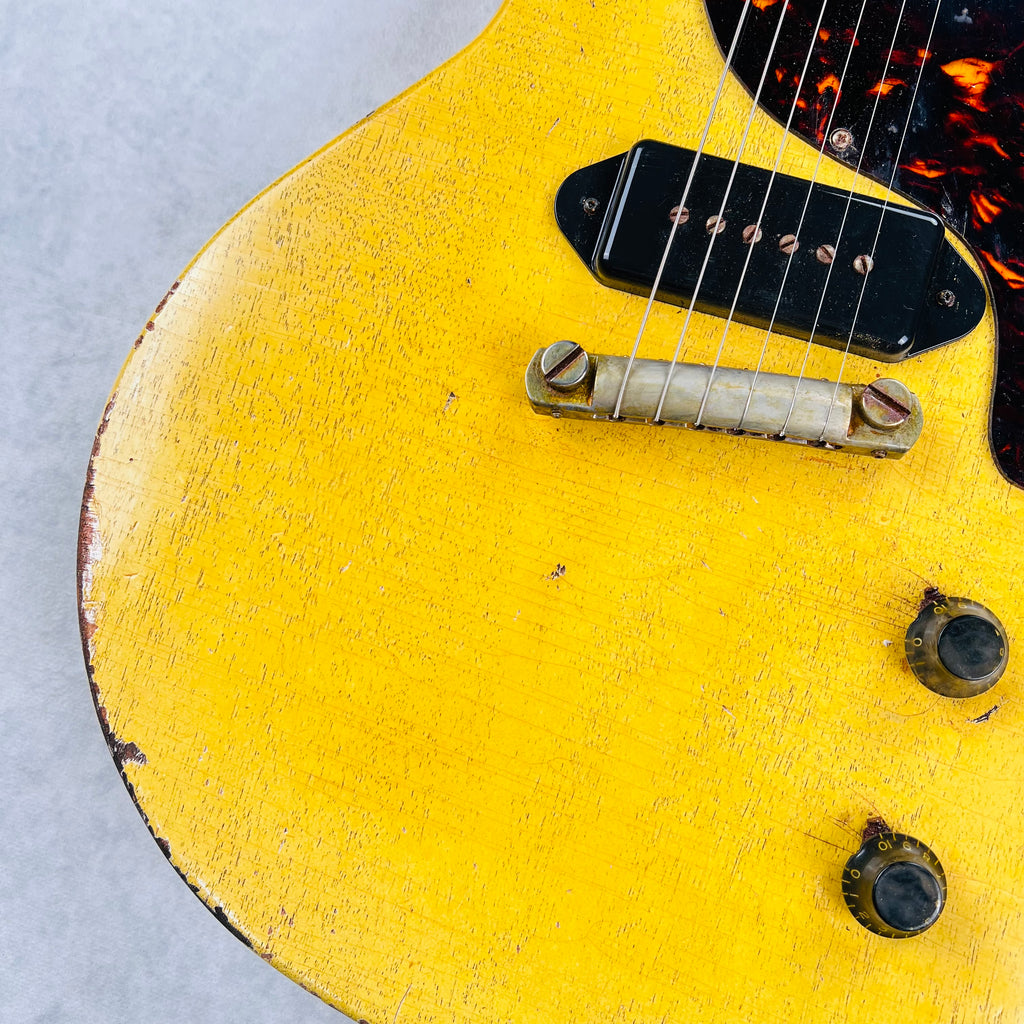 1959 Les Paul Junior Style Replica Build Aged 2025 - TV Yellow - 3