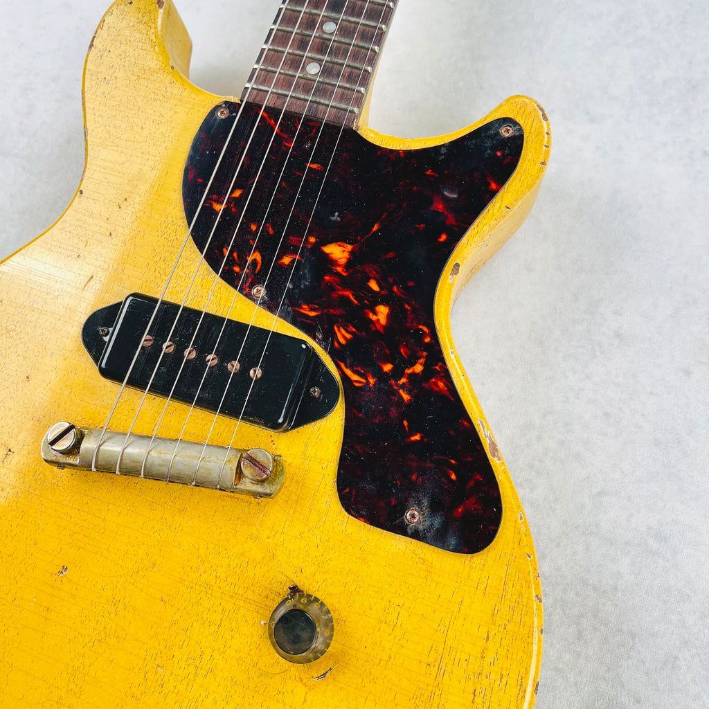 1959 Les Paul Junior Style Replica Build Aged 2025 - TV Yellow - 5