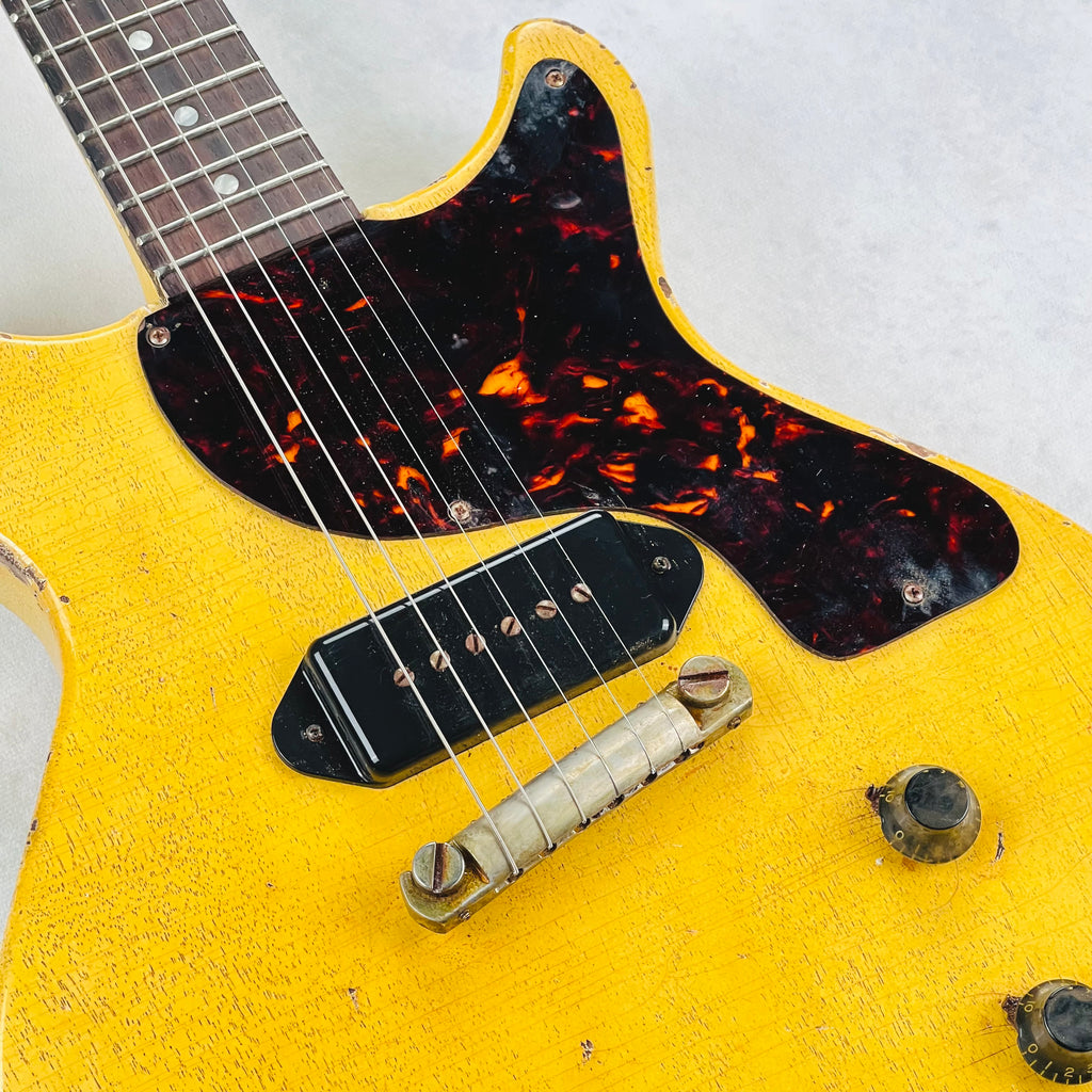 1959 Les Paul Junior Style Replica Build Aged 2025 - TV Yellow - 7