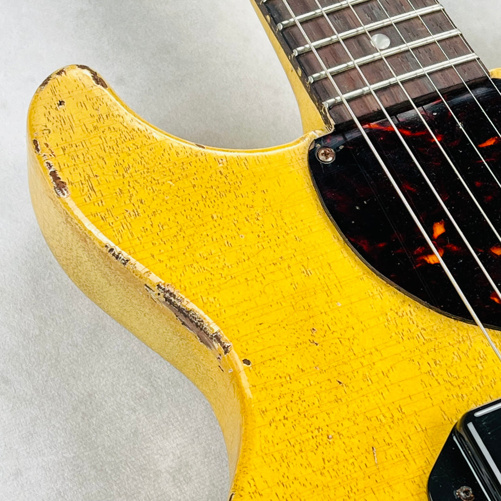 1959 Les Paul Junior Style Replica Build Aged 2025 - TV Yellow - 8