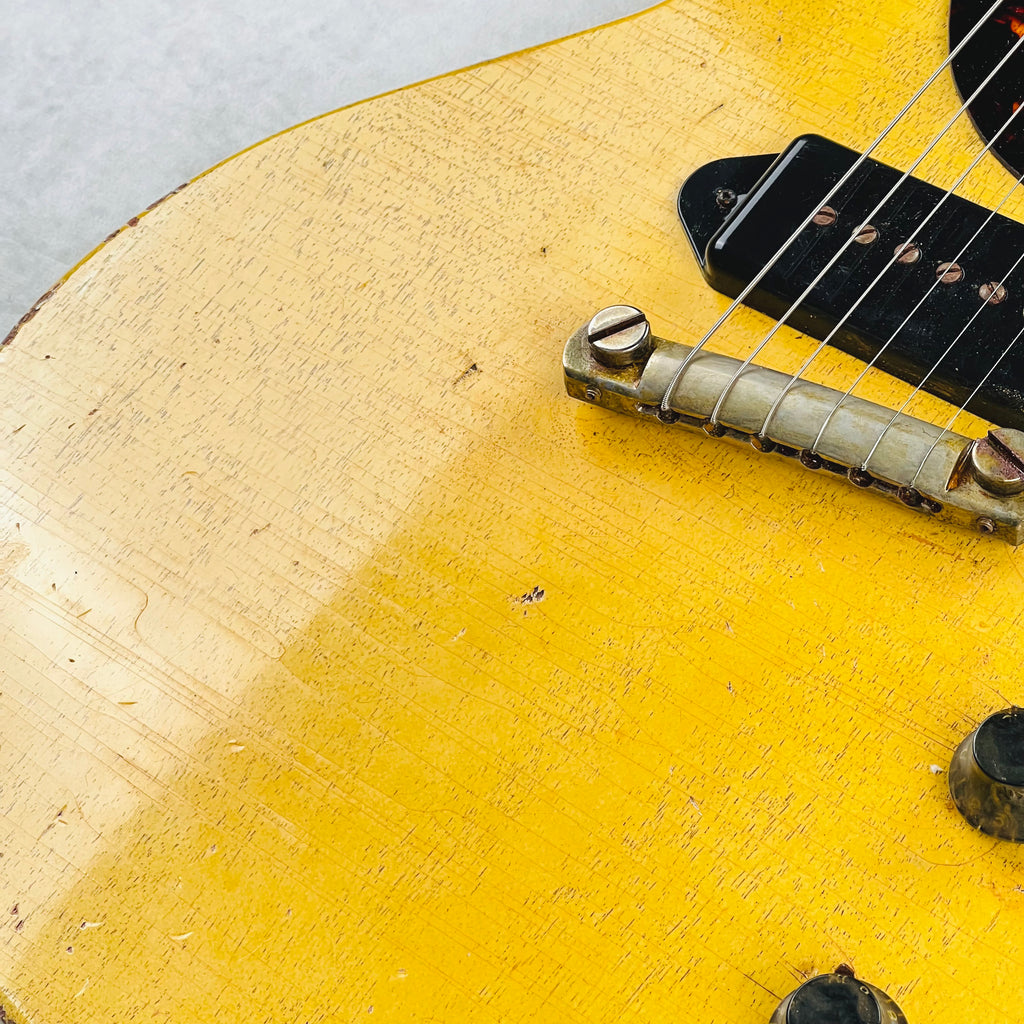 1959 Les Paul Junior Style Replica Build Aged 2025 - TV Yellow - 9