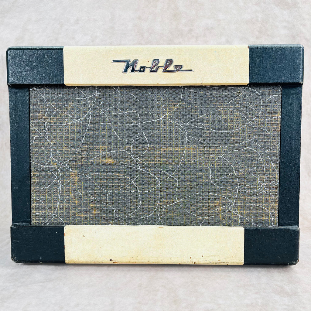 Noble Rockette 1x12" Vintage Guitar Combo Amplifier with Tremolo 1959 - Black & Cream - 1
