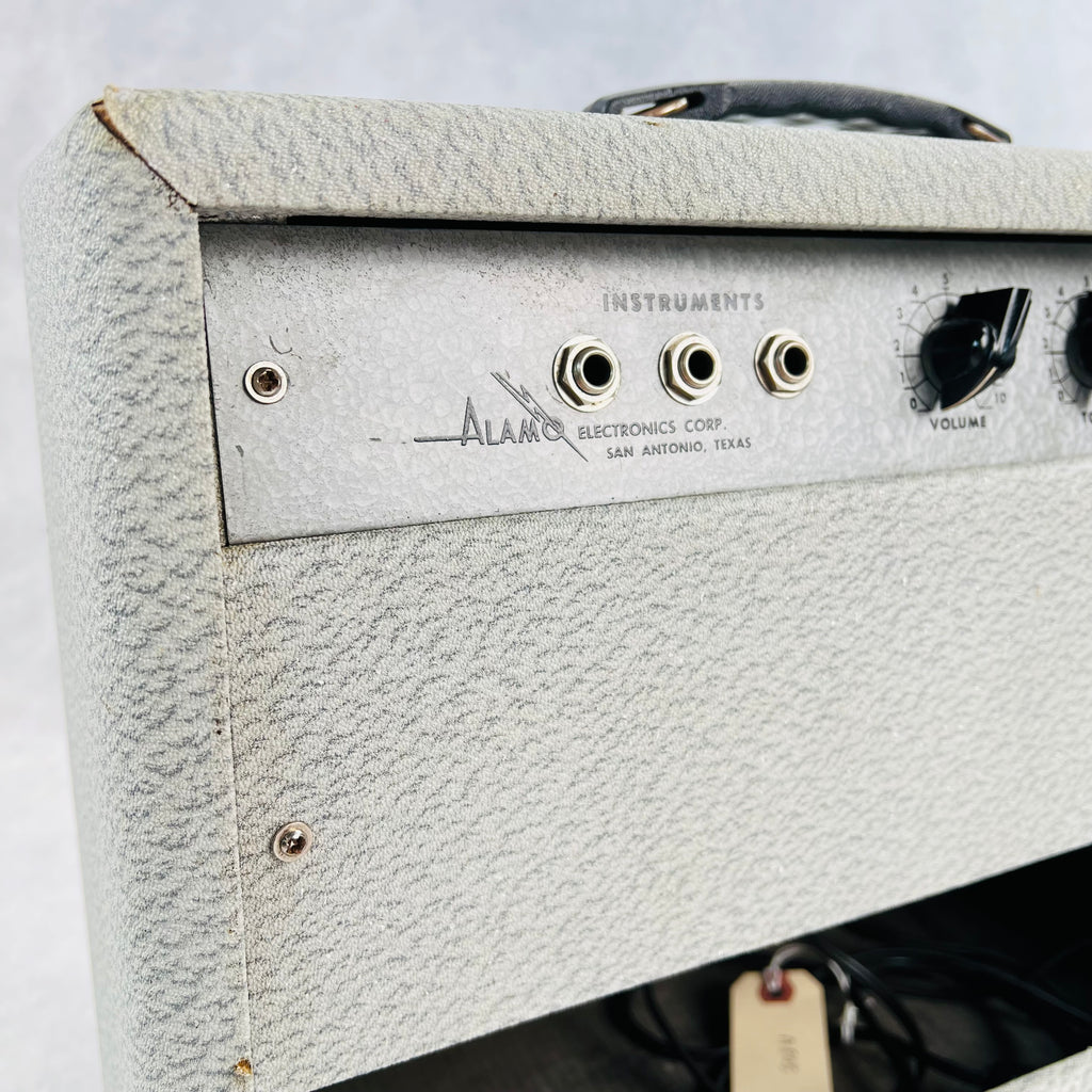 1960 Alamo Capri 1x6" Tube Vintage Guitar Combo Amplifier - Grey - 10