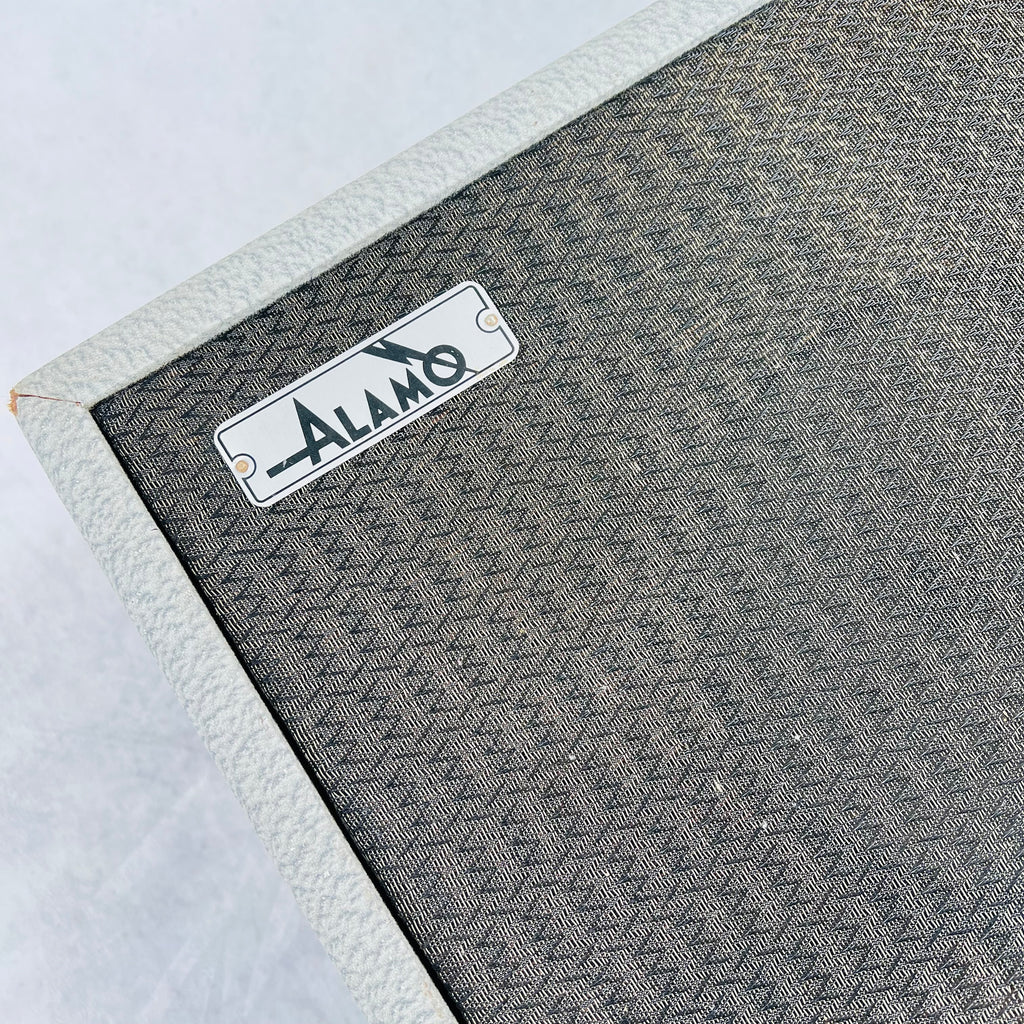 1960 Alamo Capri 1x6" Tube Vintage Guitar Combo Amplifier - Grey -2