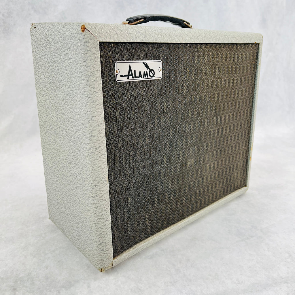1960 Alamo Capri 1x6" Tube Vintage Guitar Combo Amplifier - Grey - 5