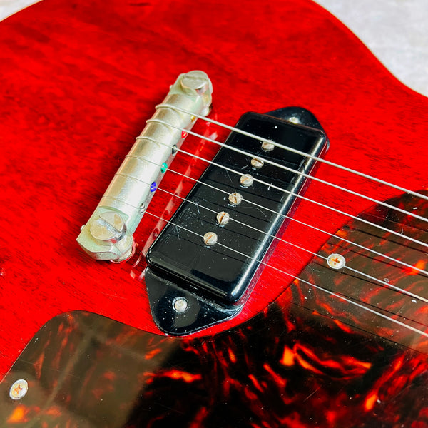 1960 Gibson Les Paul Junior Double Cutaway Cherry Vintage Electric Guitar Tom Murphy Refin - 9