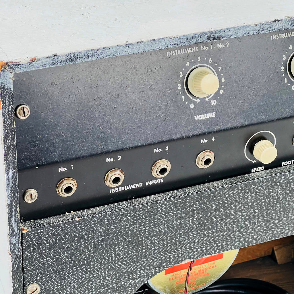 Kay Model K-506 1x12" Combo Guitar Amplifier 1960s - Cream & Black - 6
