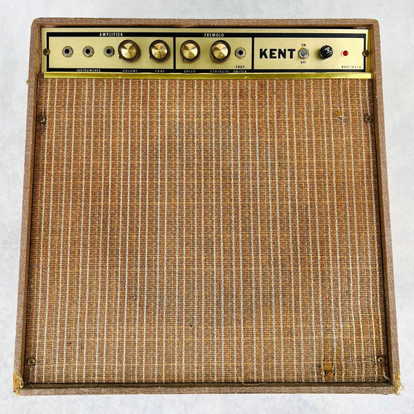 Kent Model 6100 1x12" Combo Guitar Amplifier 1960s - Brown - 1