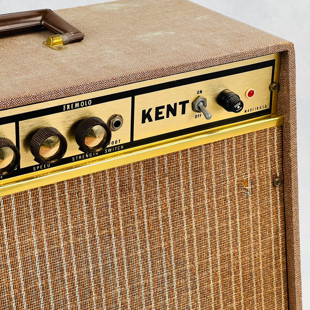 Kent Model 6100 1x12" Combo Guitar Amplifier 1960s - Brown - 3