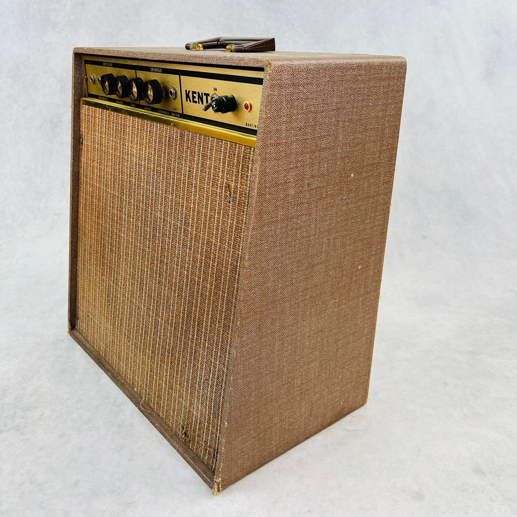 Kent Model 6100 1x12" Combo Guitar Amplifier 1960s - Brown - 8