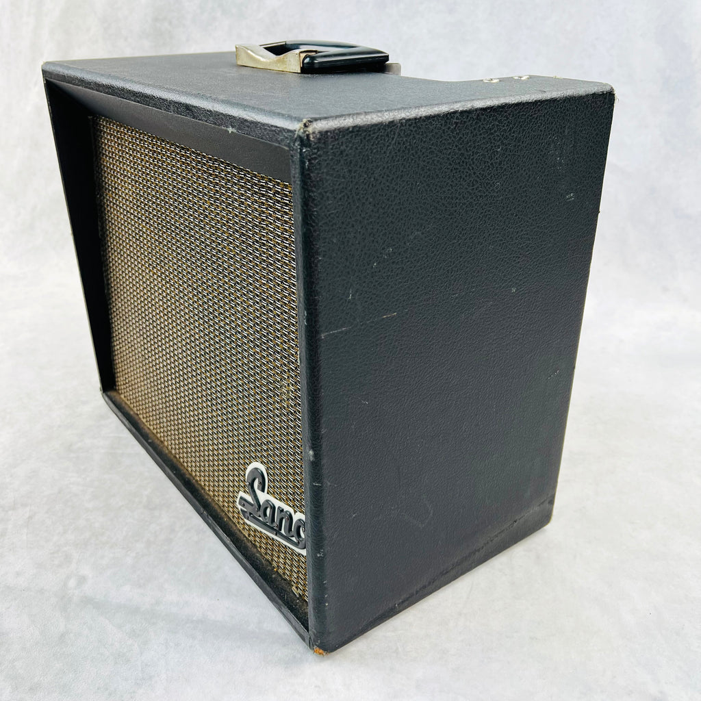 1960s Sano 1x12" Tremolo Vintage Guitar Tube Combo Amplifier Black - 5