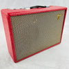 1960s Teisco 71R 1x6" Vintage Guitar Combo Tube Amplifier Tremolo Reverb Jensen - Red - 17