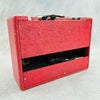 1960s Teisco 71R 1x6" Vintage Guitar Combo Tube Amplifier Tremolo Reverb Jensen - Red - 8