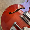 Teisco Vintage Hollowbody Electric Guitar 1960s - Red - 4