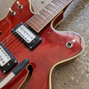 Teisco Vintage Hollowbody Electric Guitar 1960s - Red - 7