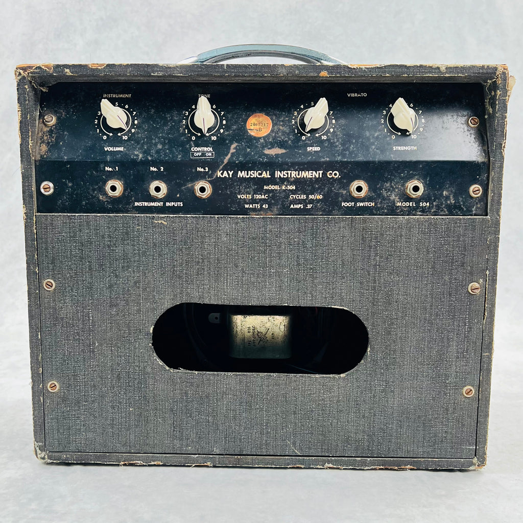 Kay Model K-504 1x8" Combo 1961 - Cream / Black - 6