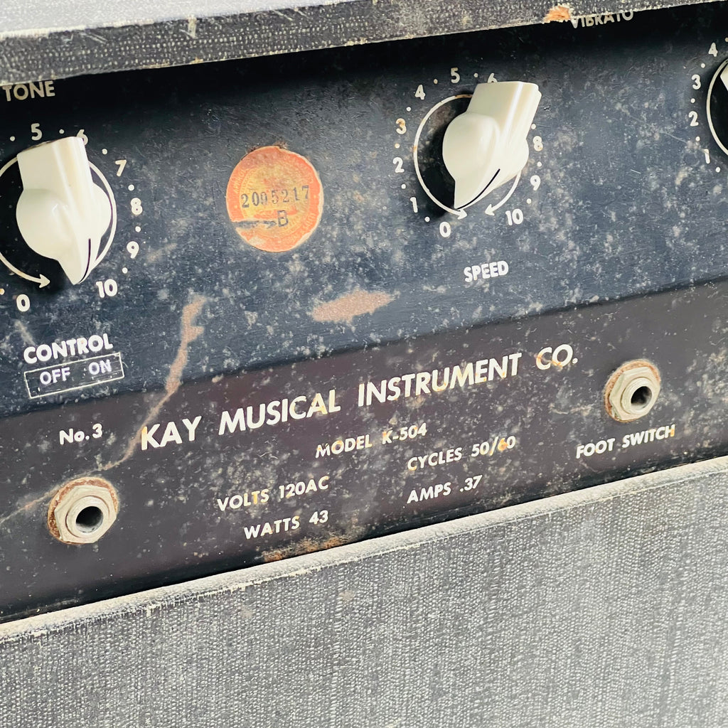 Kay Model K-504 1x8" Combo 1961 - Cream / Black - 9