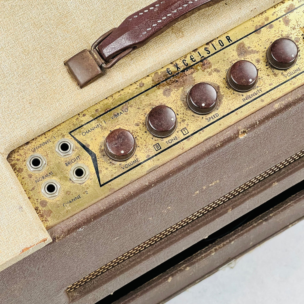 Excelsior Citation Model C-15 1x12" Combo 1962 - Brown - 5