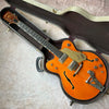 1962 Gretsch 6120 Chet Atkins Hollowbody Thinline Vintage Electric Guitar - Western Orange - 28