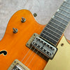 1962 Gretsch 6120 Chet Atkins Hollowbody Thinline Vintage Electric Guitar - Western Orange - 3