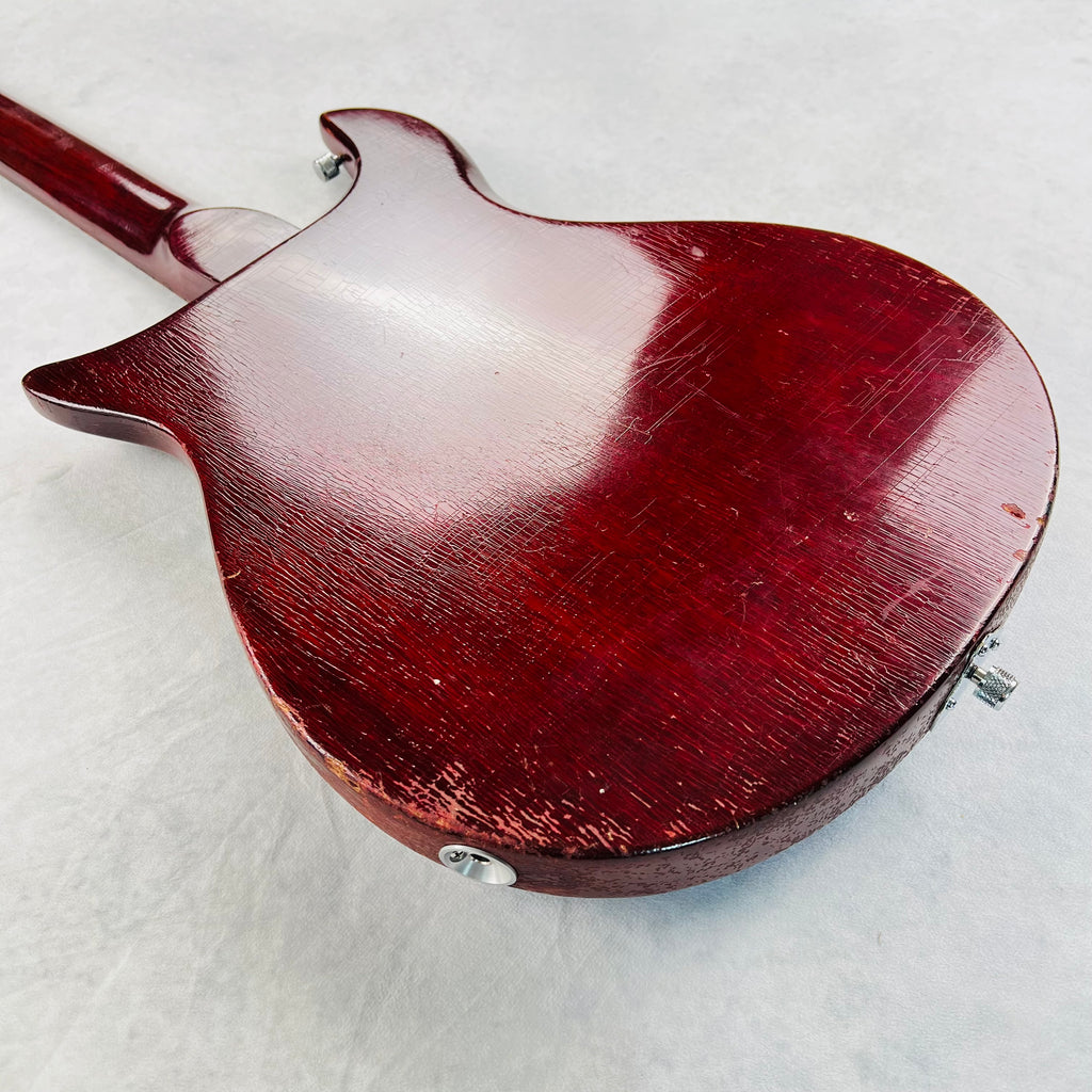 1962 Gretsch 6132 Corvette Solid Body Vintage Electric Guitar Cherry - 18