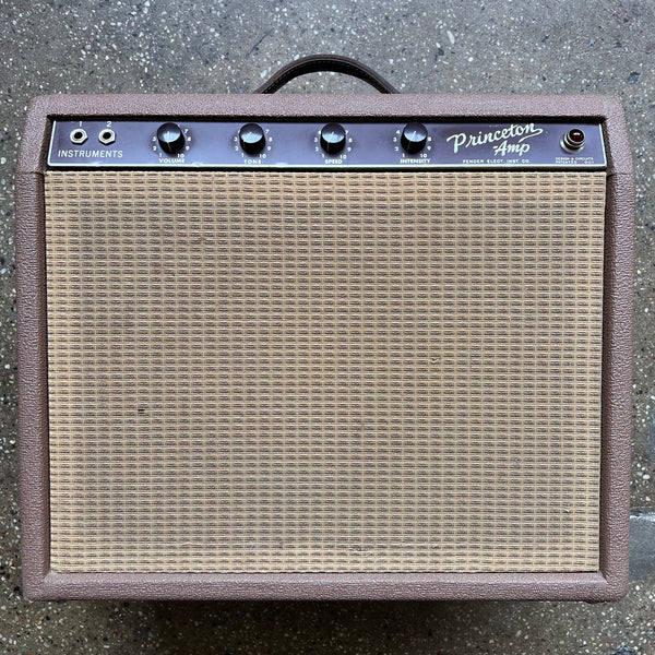 Fender Princeton Model 6G2 Tube Amplifier 1963 - Brown - 1